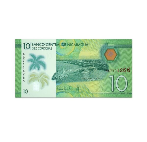 Nicaragua 10 Cordobas 2019_Front