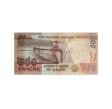 Malawi 500 Kwacha 2022_back