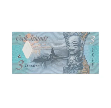 Cook Islands 3 Dollars 2021_Back