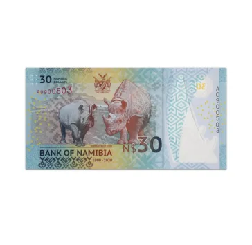 Namibia 30 Dollars 2020_Back