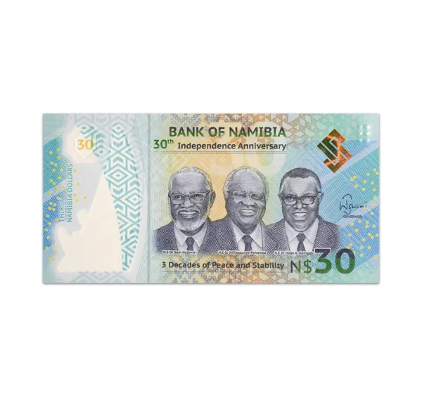 Namibia 30 Dollars 2020_front