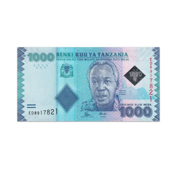 TANZANIA 1000 SHILLINGS 2019_Front