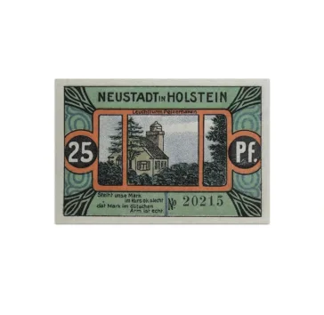 Germany 25 pfenning 1921 Neustadt in Holstein Notgeld_Back