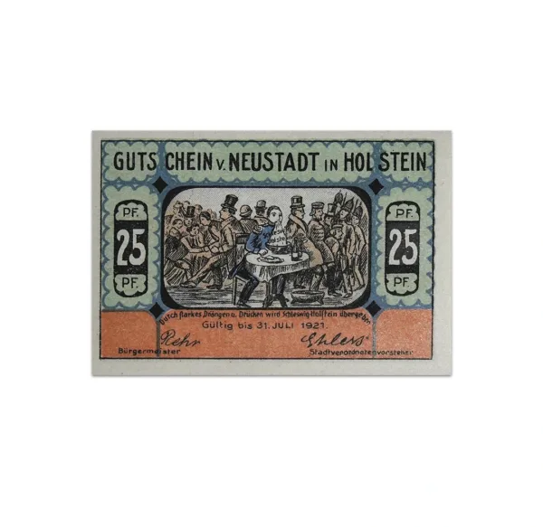 Germany 25 pfenning 1921 Neustadt in Holstein Notgeld_Front