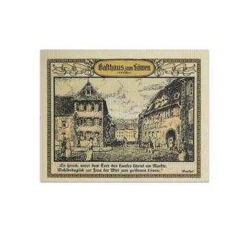 Germany 50 pfenning 1921 City of Emmendingen Notgeld_Back