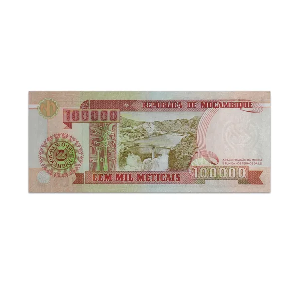 MOZAMBIQUE 100000 METICAIS 1993_back