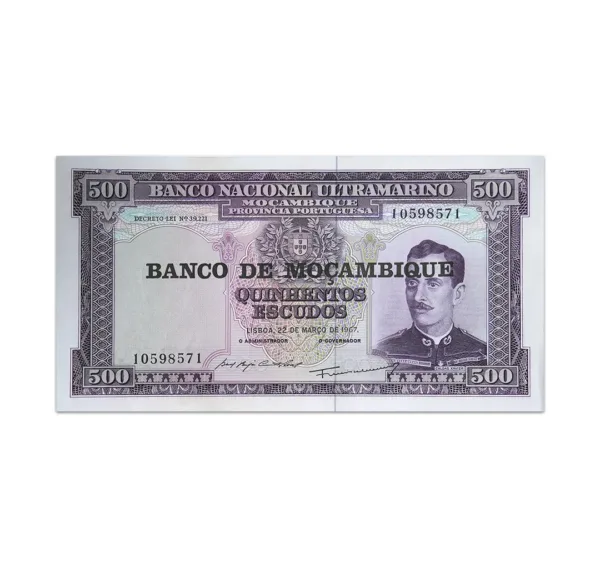 MOZAMBIQUE 500 ESCUDOS 1976_Front