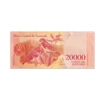 Venezuela 20000 Bolivares 2017_Back