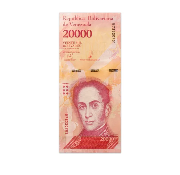 Venezuela 20000 Bolivares 2017_Front