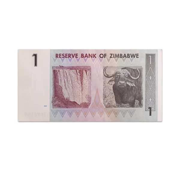 Zimbabwe 1 Dollar 2007_Back