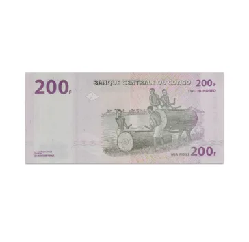 Congo 200 Francs 2013_Back