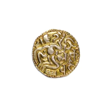 Rajendra Chola Lanka veera Debased gold Coin_Back