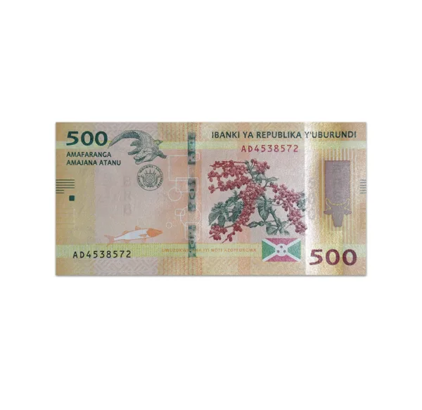 Burundi 500 Francs 2018_front