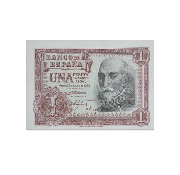 Spain 1 Peseta 1953_Front