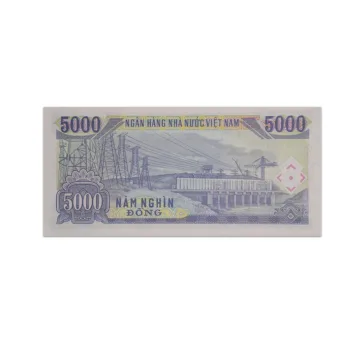 Vietnam 5000 Dong 1991_Back