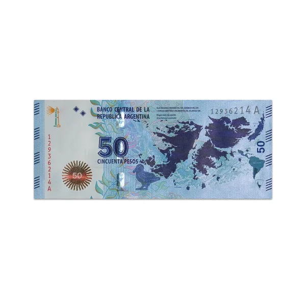 ARGENTINA 50 PESOS 2015_front