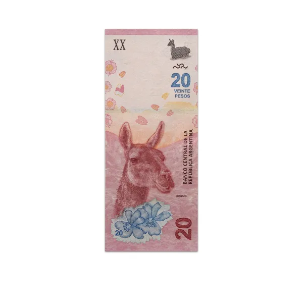 Argentina 20 Pesos 2017_Front