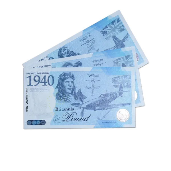 Battle of Britain Aircraft Set of 3 Banknotes_Front