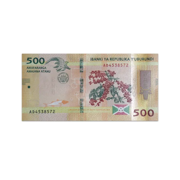 Burundi 500 Francs 2018_front