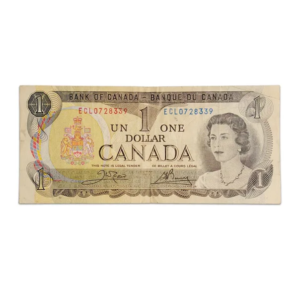 Canada 1 Dollar 1973_VF_Front