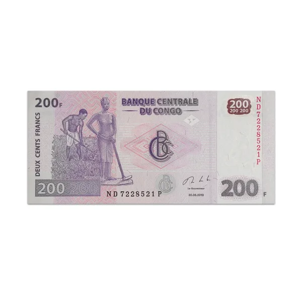 Congo 200 Francs 2013_Front