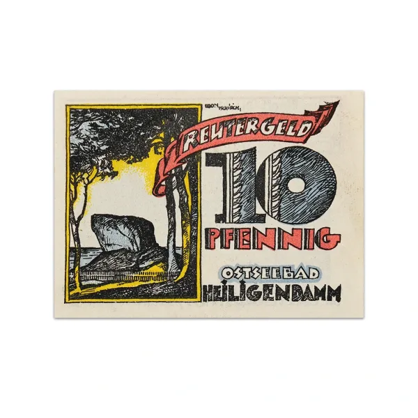 Germany 10 pfenning 1922 Heiligendamm Notgeld_Front