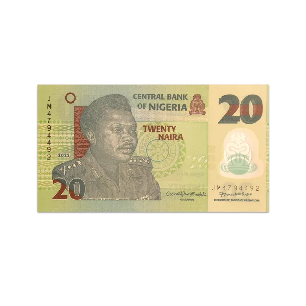 Nigeria 20 Naira 2021_Front