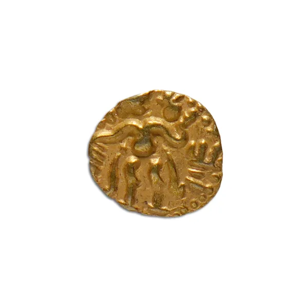 Raja Raja Chola Aka Chola Gold coin 985-1014 CE_Front