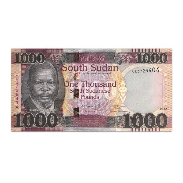 South Sudan 1000 Pounds 2021_Front