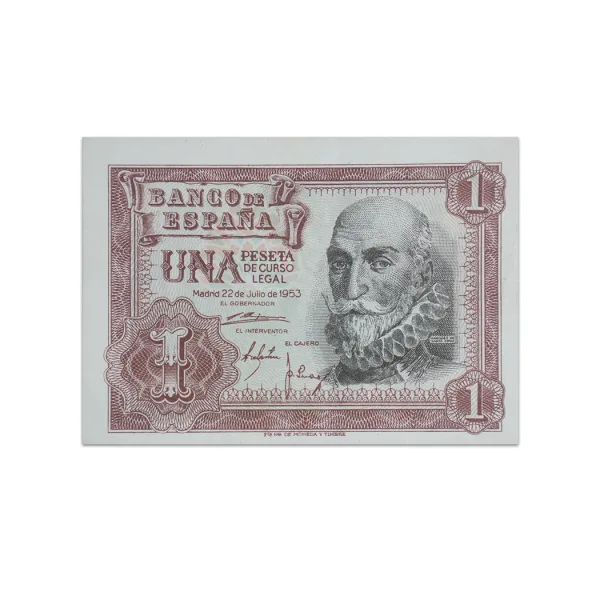 Spain 1 Peseta 1953_Front