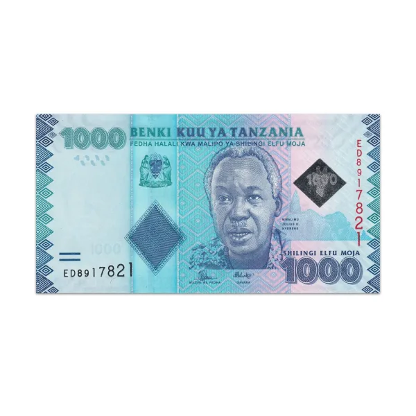 TANZANIA 1000 SHILLINGS 2019_Front