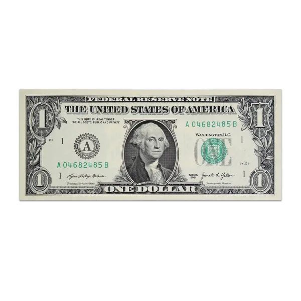 United States of America 1 Dollar 2021_Back