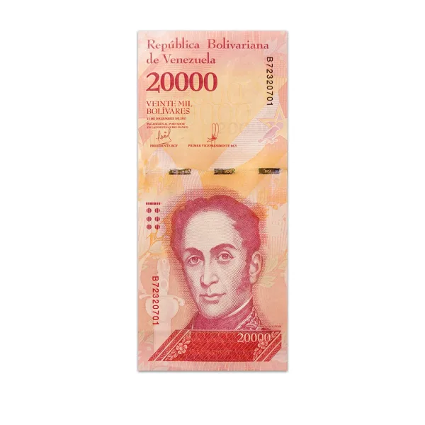 Venezuela 20000 Bolivares 2017_Front