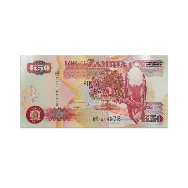 Zambia 50 Kwacha 2008_Front