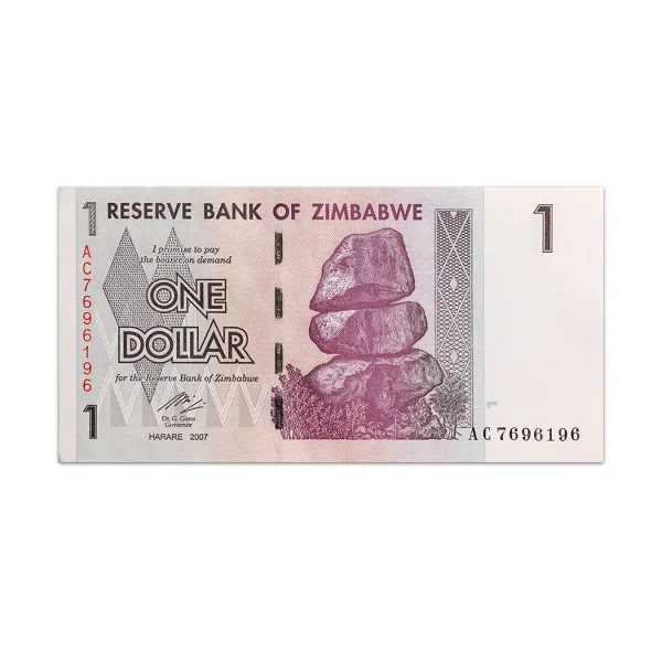 Zimbabwe 1 Dollar 2007_Front