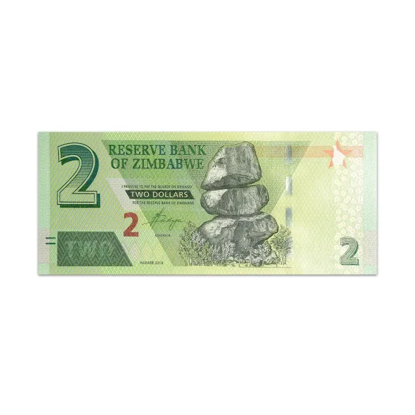 Zimbabwe 2 Dollars 2019_Front